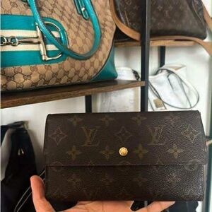 Louis Vuitton Dark Brown Monogram Wallet